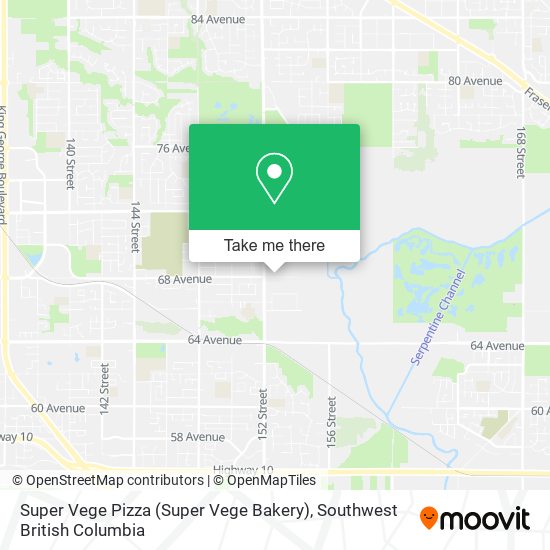 Super Vege Pizza (Super Vege Bakery) plan