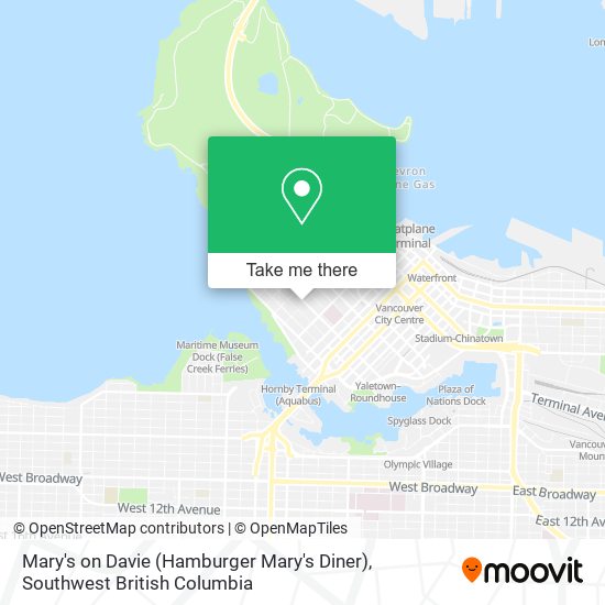 Mary's on Davie (Hamburger Mary's Diner) map