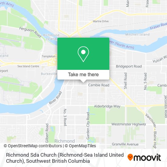 Richmond Sda Church (Richmond-Sea Island United Church) map