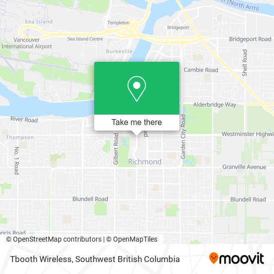 Tbooth Wireless map