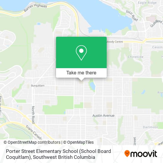Porter Street Elementary School (School Board Coquitlam) map