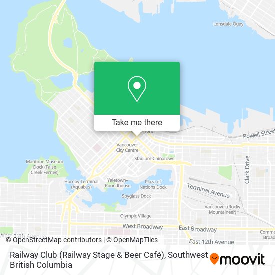 Railway Club (Railway Stage & Beer Café) map