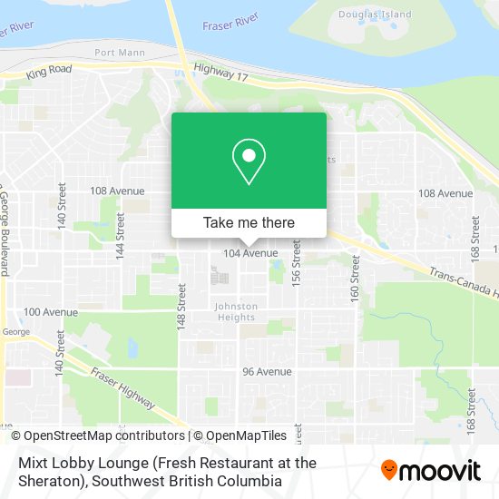 Mixt Lobby Lounge (Fresh Restaurant at the Sheraton) map