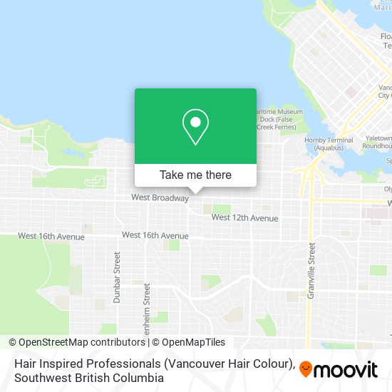 Hair Inspired Professionals (Vancouver Hair Colour) plan