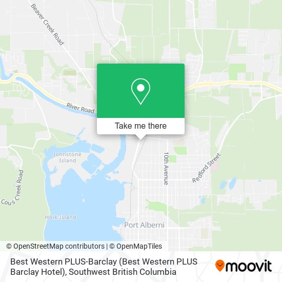 Best Western PLUS-Barclay map