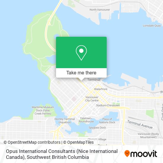 Opus International Consultants (Nice International Canada) map