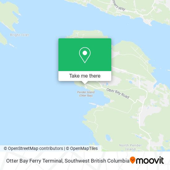 Otter Bay Ferry Terminal map