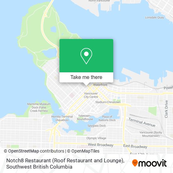 Notch8 Restaurant (Roof Restaurant and Lounge) plan
