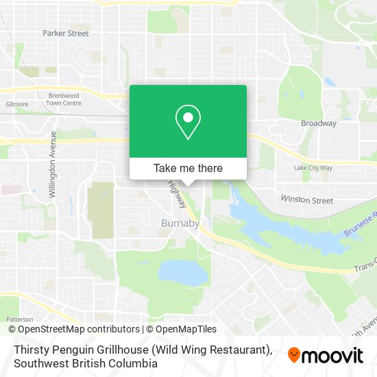 Thirsty Penguin Grillhouse (Wild Wing Restaurant) plan