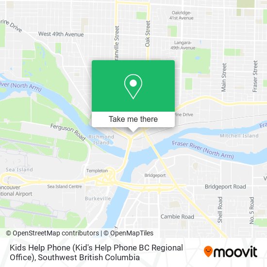 Kids Help Phone (Kid's Help Phone BC Regional Office) plan