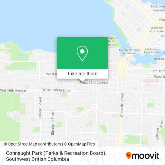 Connaught Park (Parks & Recreation Board) map