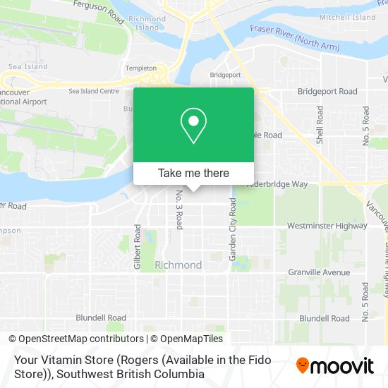 Your Vitamin Store (Rogers (Available in the Fido Store)) map