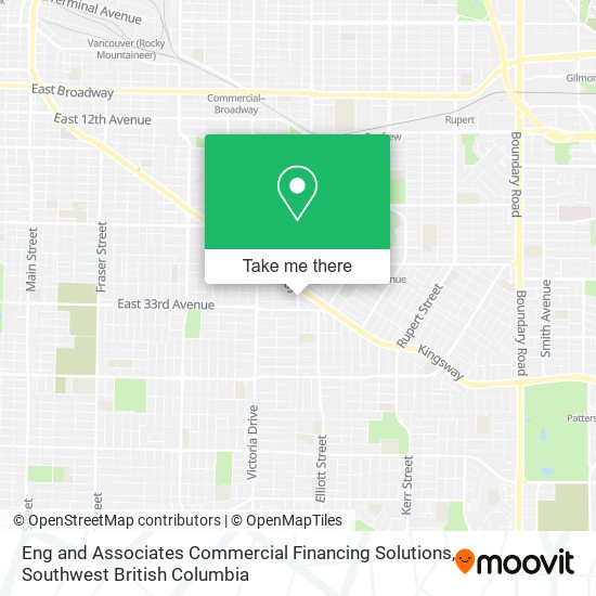 Eng and Associates Commercial Financing Solutions map