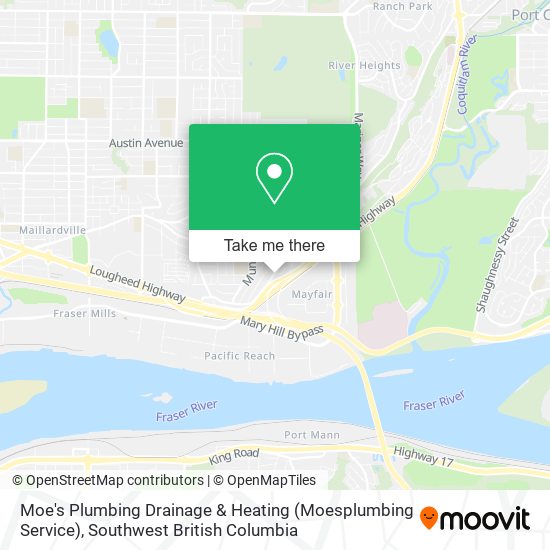 Moe's Plumbing Drainage & Heating (Moesplumbing Service) map