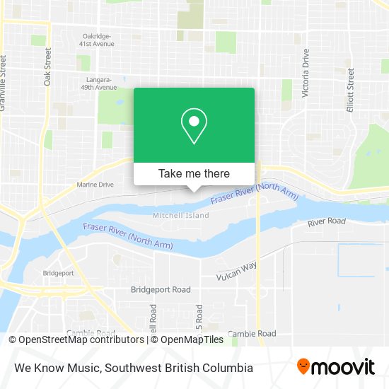 We Know Music map