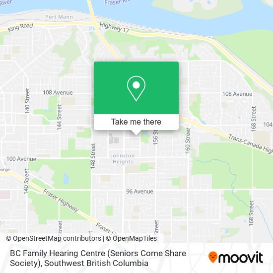 BC Family Hearing Centre (Seniors Come Share Society) plan