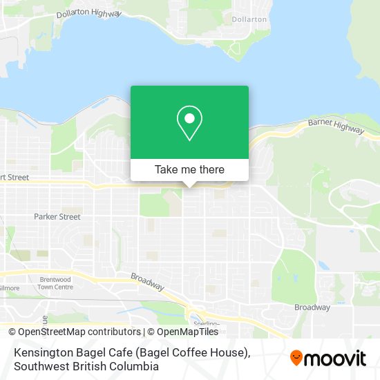 Kensington Bagel Cafe (Bagel Coffee House) plan