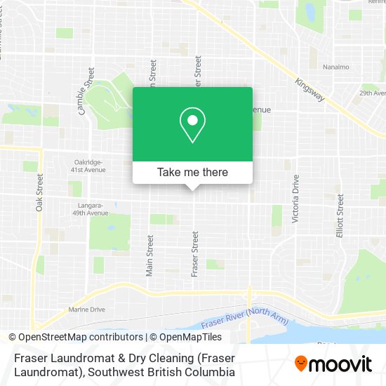 Fraser Laundromat & Dry Cleaning map