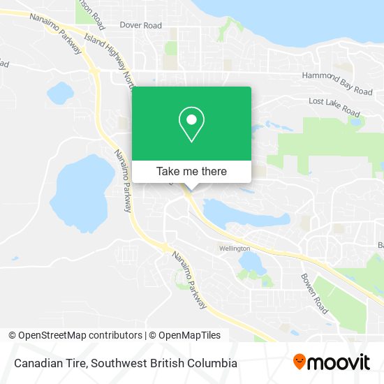 Canadian Tire map