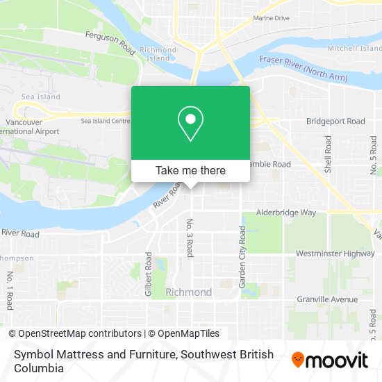 Symbol Mattress and Furniture map