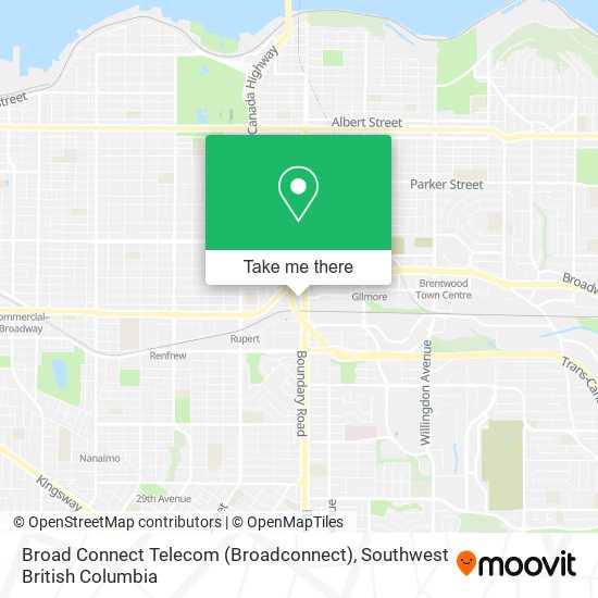 Broad Connect Telecom (Broadconnect) map