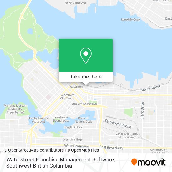 Waterstreet Franchise Management Software plan