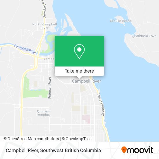 Campbell River map