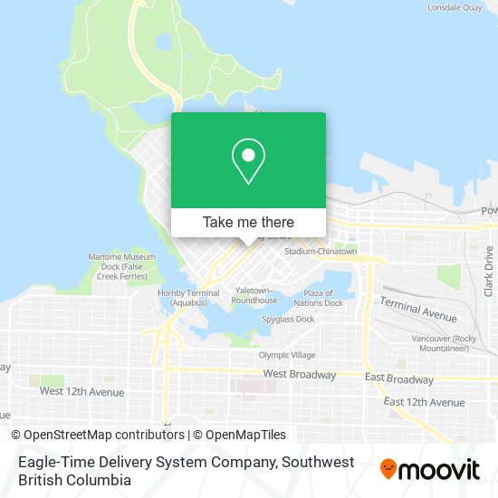 Eagle-Time Delivery System Company map