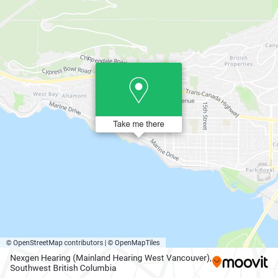 Nexgen Hearing (Mainland Hearing West Vancouver) map