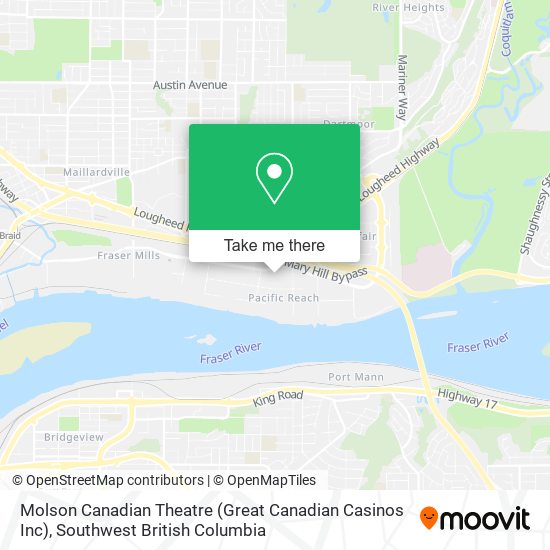 Molson Canadian Theatre (Great Canadian Casinos Inc) plan