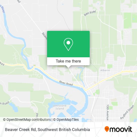 Beaver Creek Rd map