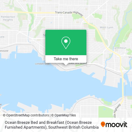 Ocean Breeze Bed and Breakfast (Ocean Breeze Furnished Apartments) map