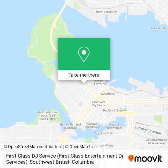 First Class DJ Service (First Class Entertainment Dj Services) map