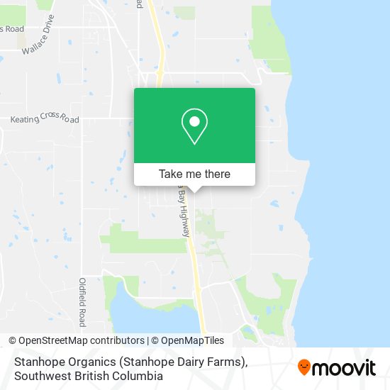 Stanhope Organics (Stanhope Dairy Farms) map