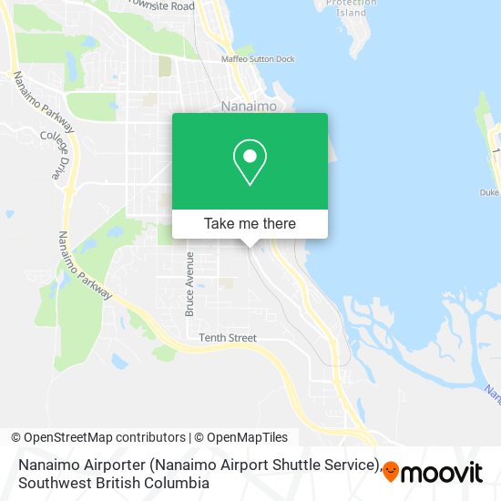 Nanaimo Airporter (Nanaimo Airport Shuttle Service) map