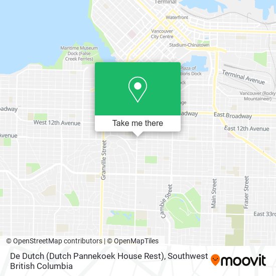 De Dutch (Dutch Pannekoek House Rest) plan