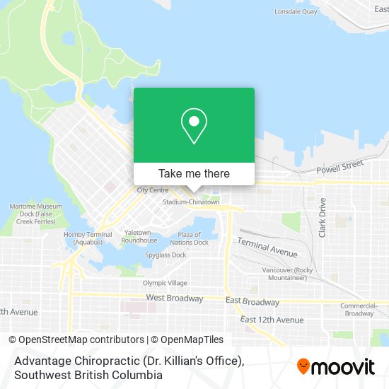 Advantage Chiropractic (Dr. Killian's Office) map