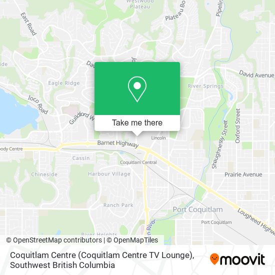 Coquitlam Centre (Coquitlam Centre TV Lounge) plan