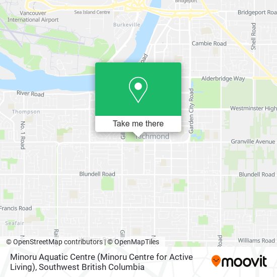 Minoru Aquatic Centre (Minoru Centre for Active Living) map