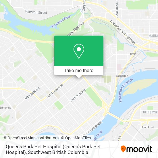 Queens Park Pet Hospital (Queen's Park Pet Hospital) map