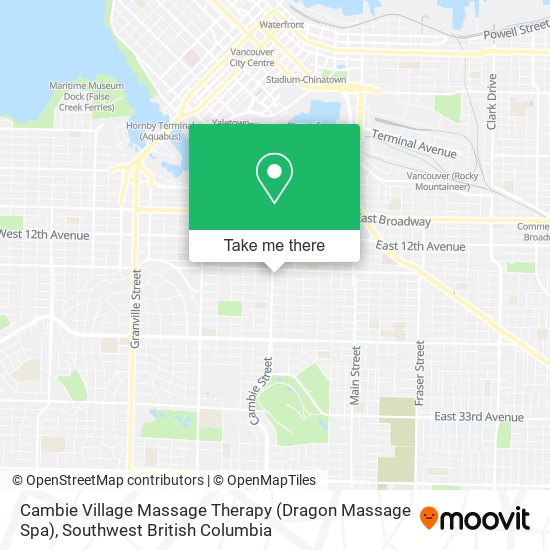 Cambie Village Massage Therapy (Dragon Massage Spa) map