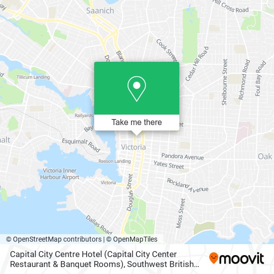 Capital City Centre Hotel (Capital City Center Restaurant & Banquet Rooms) map