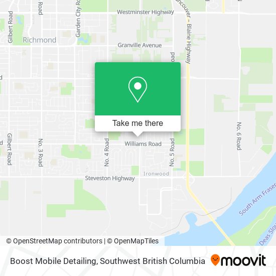 Boost Mobile Detailing map