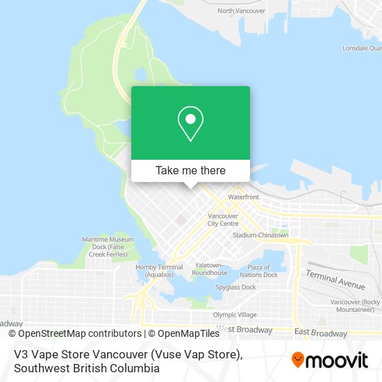 V3 Vape Store Vancouver (Vuse Vap Store) plan