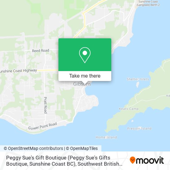 Peggy Sue's Gift Boutique (Peggy Sue's Gifts Boutique, Sunshine Coast BC) plan