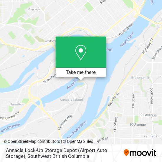 Annacis Lock-Up Storage Depot (Airport Auto Storage) map