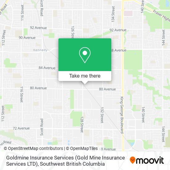 Goldmine Insurance Services (Gold Mine Insurance Services LTD) map