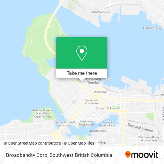 Broadbandtv Corp map