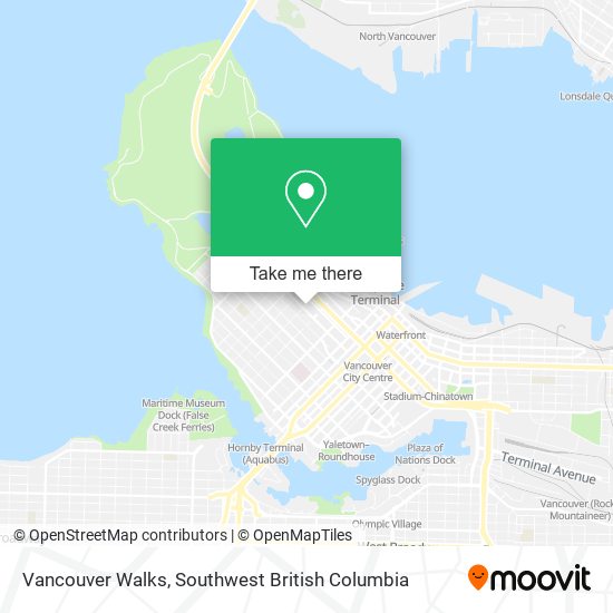 Vancouver Walks plan