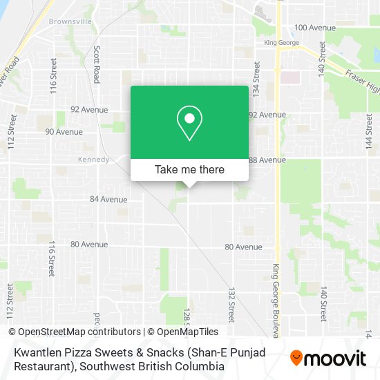 Kwantlen Pizza Sweets & Snacks (Shan-E Punjad Restaurant) map